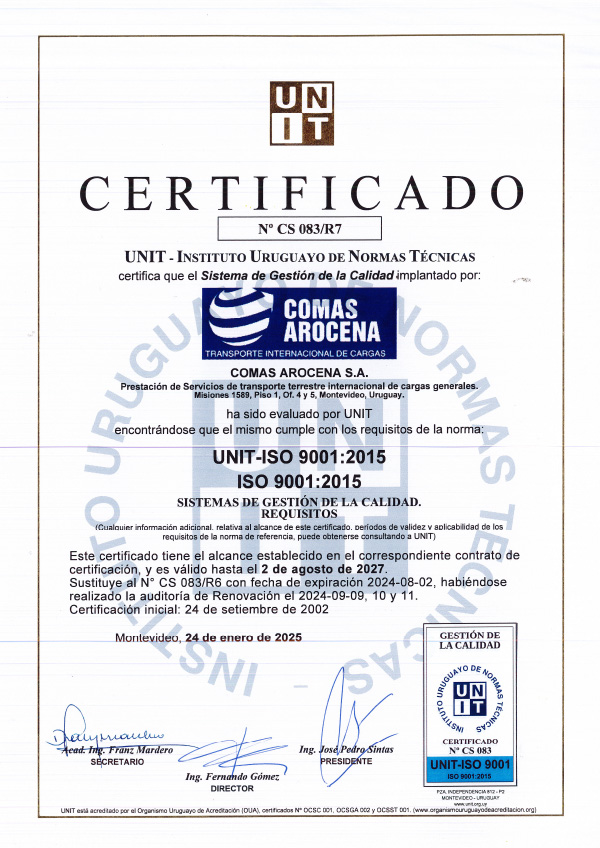 Recertificación UNIT 2021